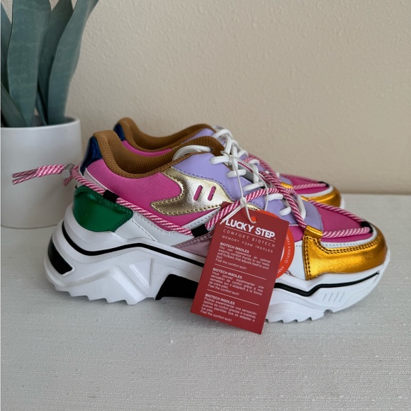 New Lucky Step Air Cooled Colorful Lightweight Sneakers - Picture 5 of 16